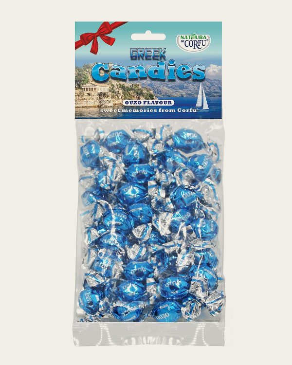 ΚΑΡΑΜΕΛΕΣ ΟΥΖΟ ΜΕ ΚΑΡΤΕΛΑΚΙ SWEET MEMORY FROM GREECE 180γρ (Νησιά) Σειρά Τοπικά Ζαχαρώδη
