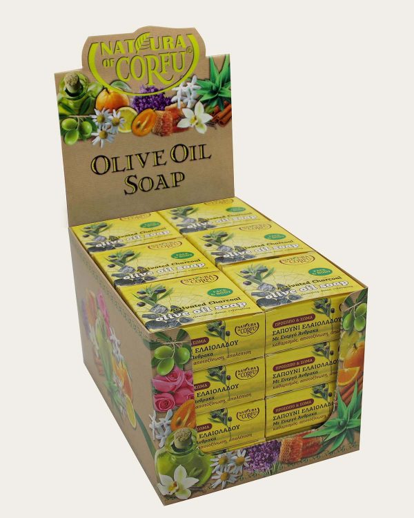 ΣΕΙΡΑ ΗΦΑΙΣΤΕΙΑΚΗ, DISPLAY BOX 24 τεμ, Όλες οι συσκευασίες Σειρά Ηφαιστειακή Σαπούνια