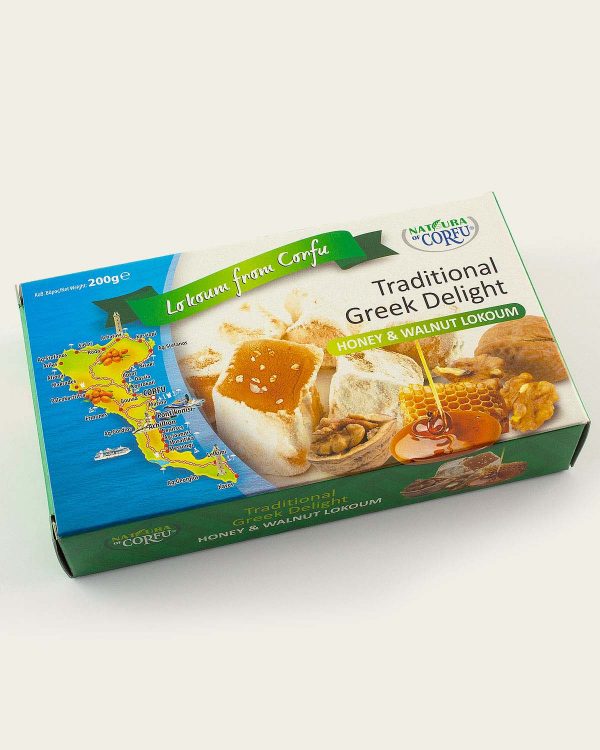 ΛΟΥΚΟΥΜΙ, HONEY-ALMOND “ΧΑΡΤΗΣ” 200 γρ. Πλακέ Σειρά Χάρτης Λουκούμι