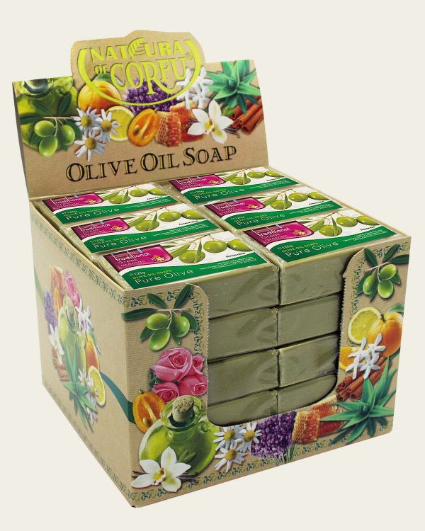 ΣΕΙΡΑ GREEK AROMA – ΣΑΠΟΥΝΙ ΣΕ ΔΙΑΦΑΝΟ ΠΕΡΙΤΥΛΙΓΜΑ, DISPLAY BOX  30 τεμ, Όλες οι συσκευασίες Σειρά Greek Aroma Σαπούνια