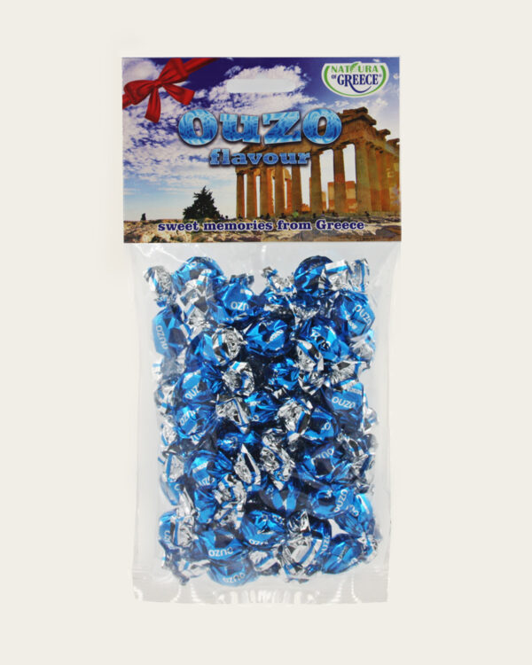 ΚΑΡΑΜΕΛΕΣ ΟΥΖΟ ΜΕ ΚΑΡΤΕΛΑΚΙ SWEET MEMORY FROM GREECE 180γρ (Βουνό) Σειρά Τοπικά Ζαχαρώδη