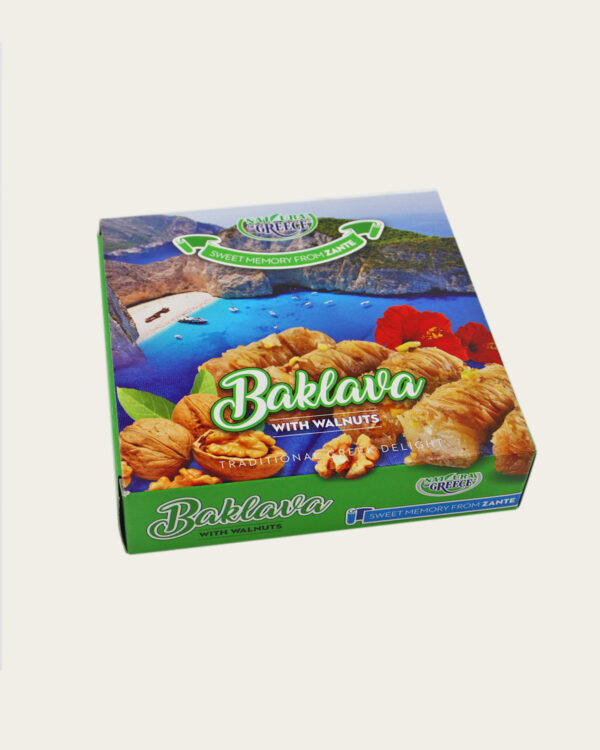 ΜΠΑΚΛΑΒΑΣ ΜΕ ΣΟΚΟΛΑΤΑ & ΑΜΥΓΔΑΛΟ 110γρ. (zante) Σειρά Ζάκυνθος