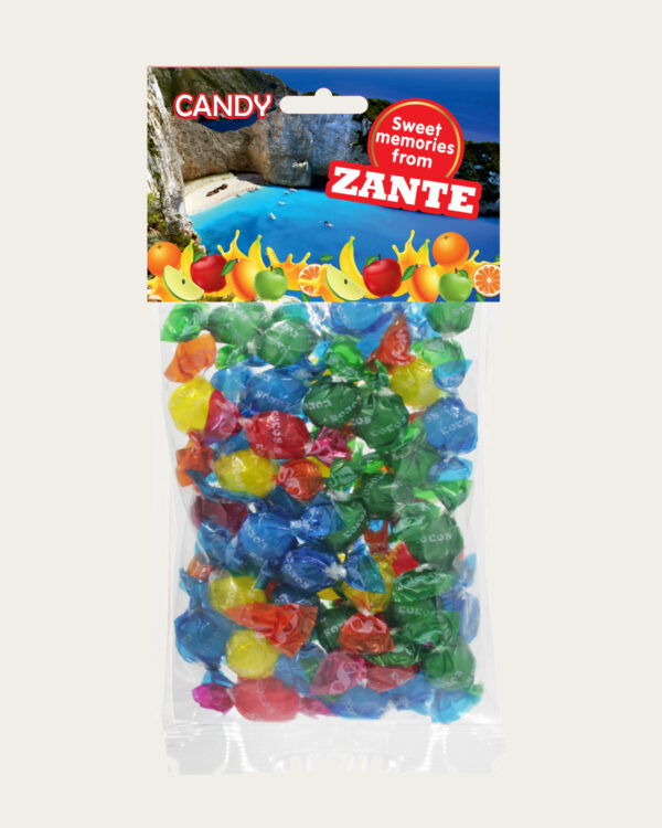 ΚΑΡΑΜΕΛΕΣ ΜΕ ΚΑΡΤΕΛΑΚΙ SWEET MEMORY FROM ZANTE ΟΥΖΟ 180 γρ. Καραμέλες Ζαχαρώδη